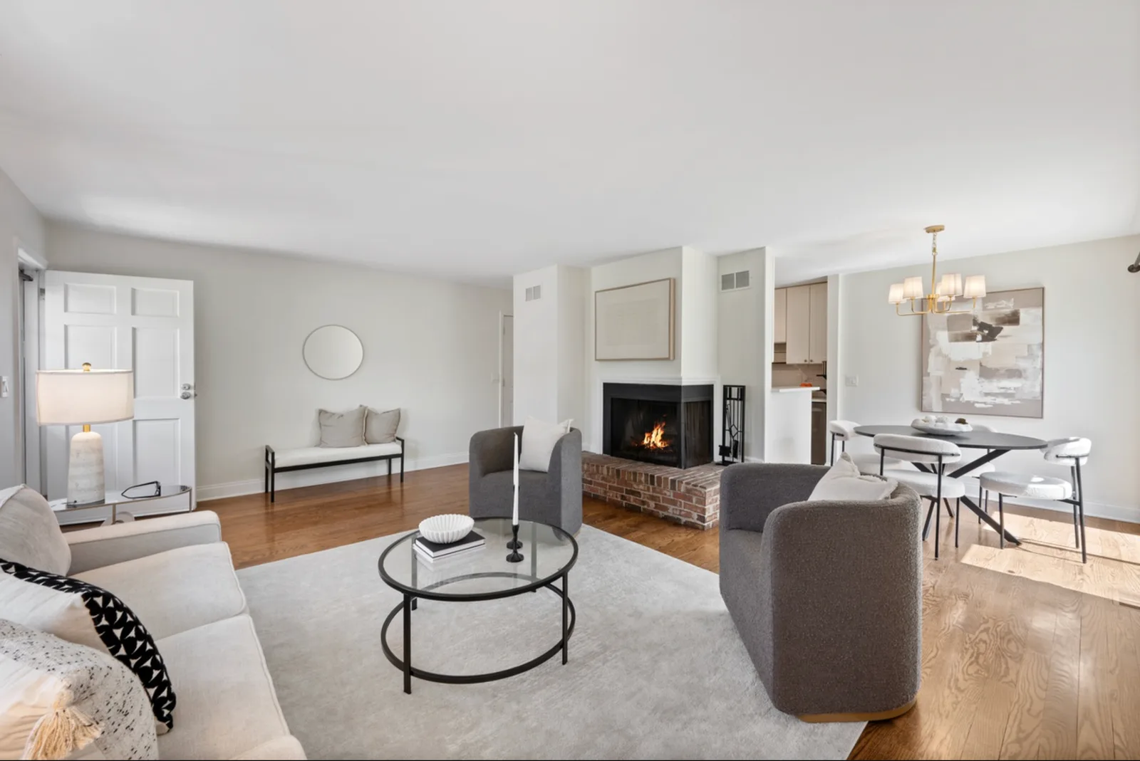 Staged home at 1041 Forest Ave, Deerfield